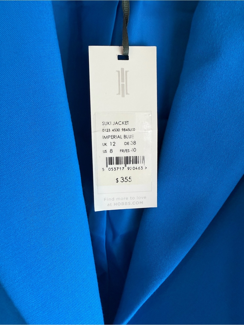 NWT Hobbs London Suki Jacket Imperial Blue
Women’s Size: 8 - Picture 7 of 13